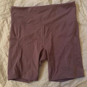 All in Motion Women's Purple Bike Shorts